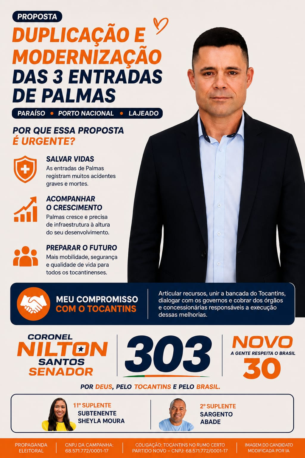 Conheça o candidato a Senador Nilton Santos