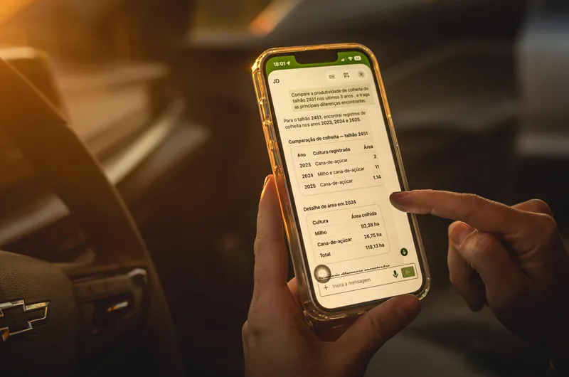 John Deere testa assistente de IA para dados agrícolas