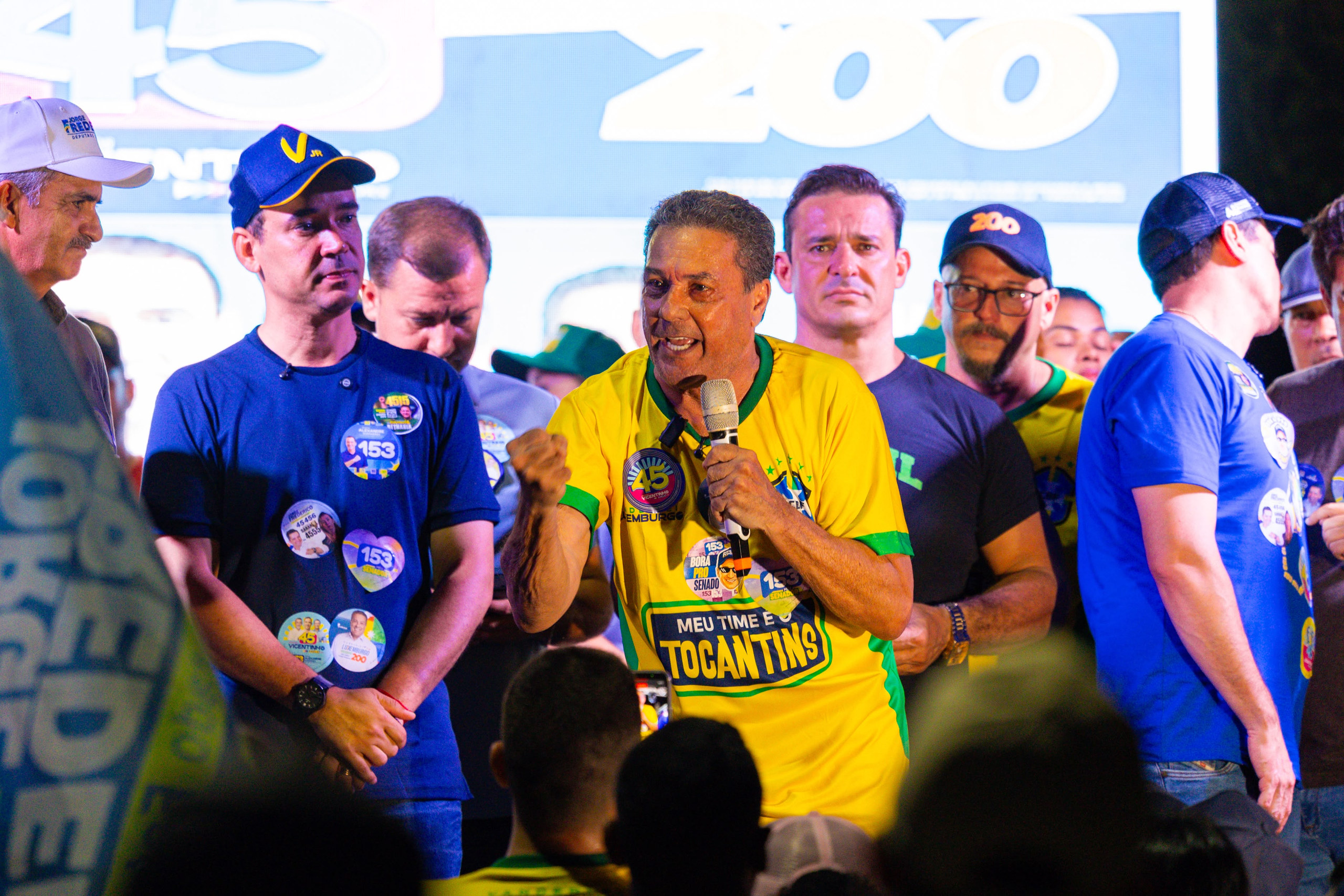 No norte do Tocantins, Luxemburgo intensifica contato direto com o eleitor e propõe mudança no Senado